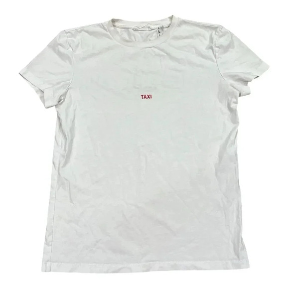 Helmut Lang White Paris Taxi T-shirt S - Picture 2 of 8